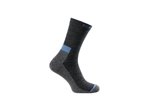 Wool sock thin - Black melange - 1-2