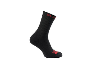 Flame Resistant Wool Sock - Black - 1-2