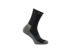 Cotton Sock 3-pack - Black/Dark grey - 1-2