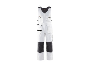 Bib Overalls - White/Dark grey - 30R