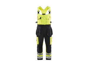 Hi-Vis Bib Overalls - Hi-vis yellow/Black - 32R