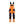 Hi-Vis bib overalls 4-way stretch - Orange/Navy blue - 30R