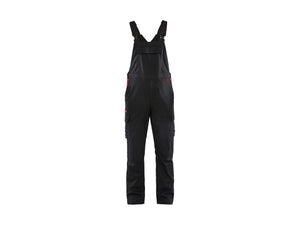 Industry BIB overall Stretch - Black/Red - 30R