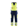 Hi-Vis sleeveless overall - Hi-vis yellow/navy blue - 30R