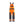 Hi-Vis Bib Work Trousers - Hi-Vis Orange/Mid grey - 30L