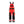 Hi-Vis Bib Work Trousers - Red hi-vis/black - 30L