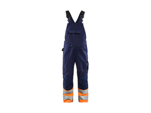 Hi-Vis Bib overall - Navy blue/Orange - 30R
