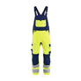 Hi-vis Bib Work Trousers - Hi-vis yellow/navy blue - 30R