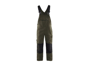 Bib overall with stretch - Dark olive green/Black - 30R