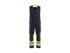 Inherent Sleeveless Multinorm Overalls - Navy blue/Hi-vis yellow - 32R
