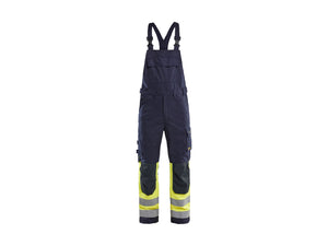 APC 2 Multinorm Inherent Bib trouser - Navy blue/Hi-vis yellow - 32R