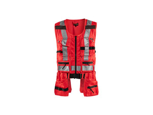 Hi-Vis tool vest - Red hi-vis - 4XL