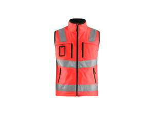 Hi-Vis Softshell vest - Red hi-vis - 4XL