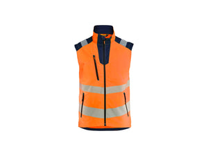 Hi-Vis Vest - Orange/Navy blue - 4XL