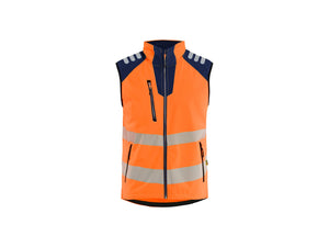 Softshell Vest Hi-Vis - Orange/Navy blue - 4XL