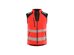 Softshell Vest Hi-Vis - Red hi-vis/black - 4XL