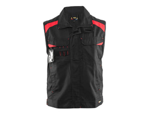 Industry waistcoat - Black/Red - L