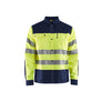 Hi-Vis Shirt - Hi-vis yellow/navy blue - 4XL
