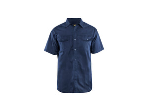Twill shirt - Navy blue - 4XL