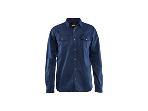 Twill shirt - Navy blue - 4XL