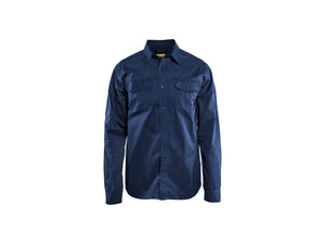 Twill shirt - Navy blue - 4XL