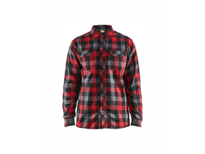 Flannel shirt - Red/Black - L