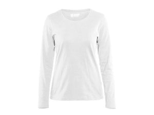 Women's Long Sleeved T-shirt - White - L