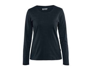 Women's Long Sleeved T-shirt - Dark navy blue - L