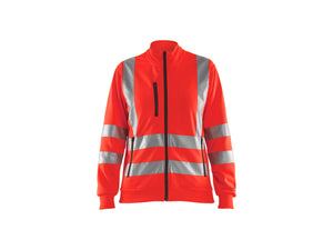 Women's Hi-Vis sweatshirt - Red hi-vis - L