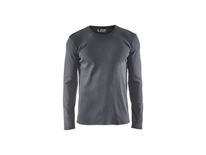 T-shirt long sleeved - Grey - 4XL