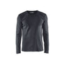 T-shirt long sleeved - Dark grey - 4XL