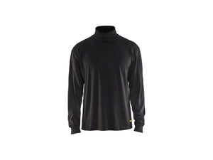 Poloneck Long sleeve - Black - L