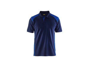 Polo shirt - Navy blue/Cornflower blue - 4XL
