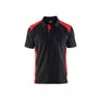 Polo shirt - Black/Red - 4XL