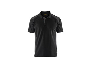 Polo shirt - Black/Dark grey - 4XL