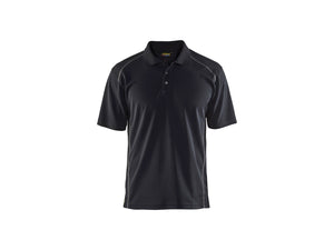 Polo shirt with UV-protection - Black - 4XL