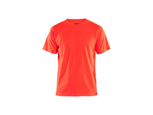 UV-protected Function T-shirt - Red hi-vis - 4XL