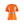 Women's UV-protected Hi-Vis T-shirt - Orange - L