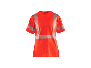 Women's UV-protected Hi-Vis T-shirt - Red hi-vis - L