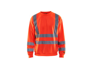 Hi-Vis Sweatshirt - Red hi-vis - 4XL