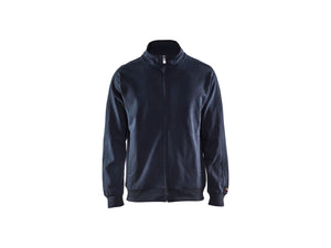 Sweatshirt full zip - Dark navy blue - 4XL