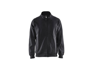 Sweatshirt full zip - Black - 4XL