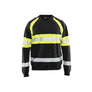 Hi-Vis Sweater - Black/Hi-vis yellow - 4XL