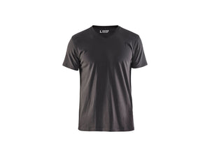 T-Shirt, V-Neck - Dark grey - 4XL