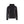 Hoodie with full zip - Black/Dark grey - 4XL