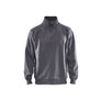 Sweatshirt with collar - Grey - 4XL