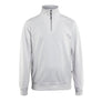 Sweatshirt with half zip - White - 4XL