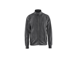 Sweatshirt with full zip - Dark grey - 4XL