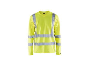 Hi-Vis UV Long Sleeved T-shirt - Hi-vis yellow - 4XL