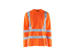 Hi-Vis UV Long Sleeved T-shirt - Orange - 4XL